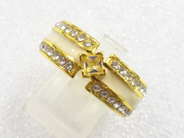 CRYSTAL FASHION RING / JP SIZE 19.5